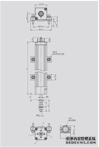 德國Novotechnik LWH-0130位移傳感器產品尺寸