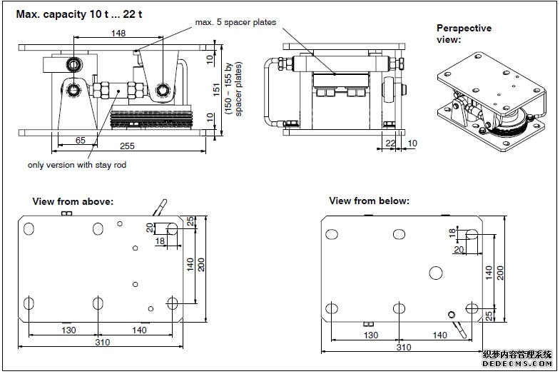 德國HBM RTN/M2稱重模塊產品尺寸